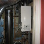 Air pressure testing of the heating system