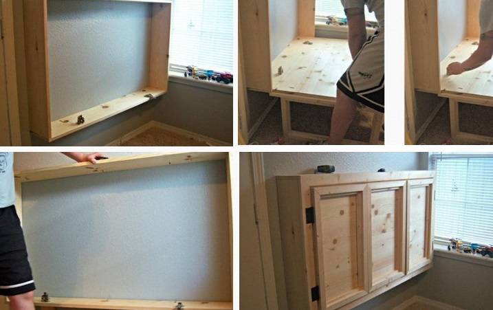 Skladací stôl na balkóne pre svojpomocne - niekoľko modelov s podrobnými pokynmi
