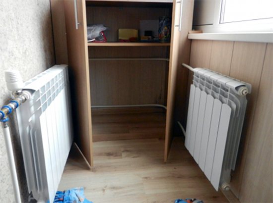 Grijanje na balkonu. Kako donijeti bateriju u lođu