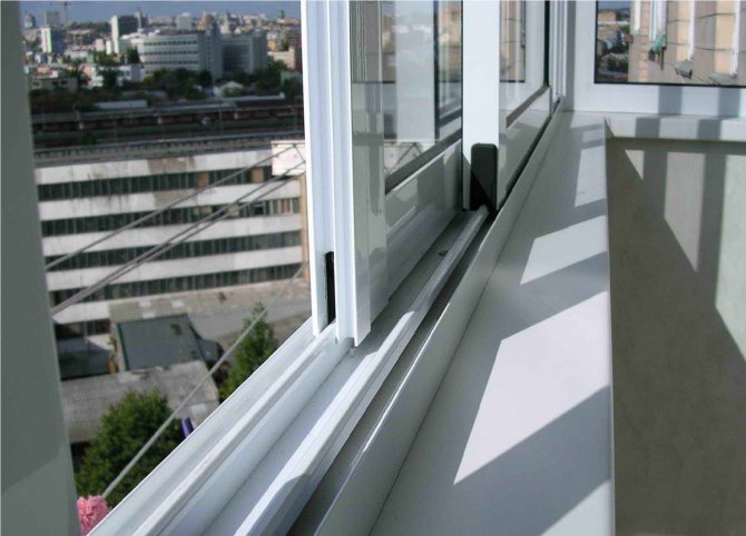 Paralelne klizne aluminijske strukture okvira