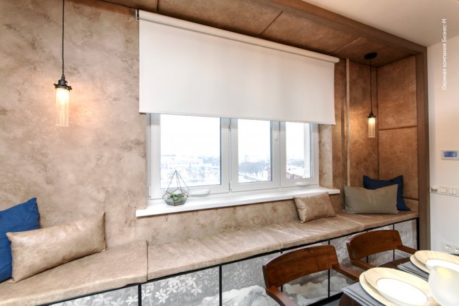 Ventanas de plástico fabricadas por Business-M en el interior