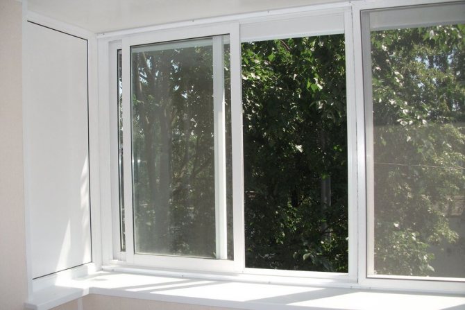 Plastic options are reliable and allow you to glaze a balcony for relatively little money