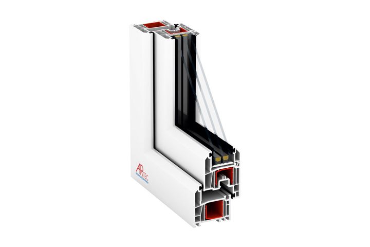 Artec sisteminin plastik profili 70 mm