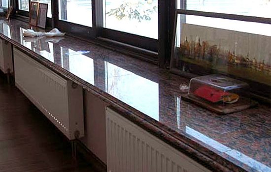 Alféizares de ventana de granito. Descripción de los beneficios