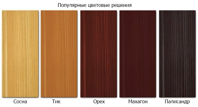 Popularne boje drvenih prozora