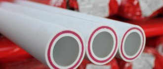 PPR-rør med glassfiber