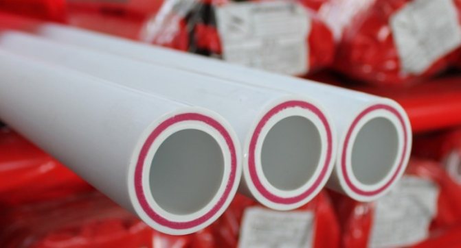 PPR-rør med glassfiber