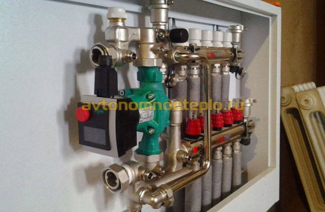 Circulação forçada com bomba Wilo para sistemas de aquecimento doméstico