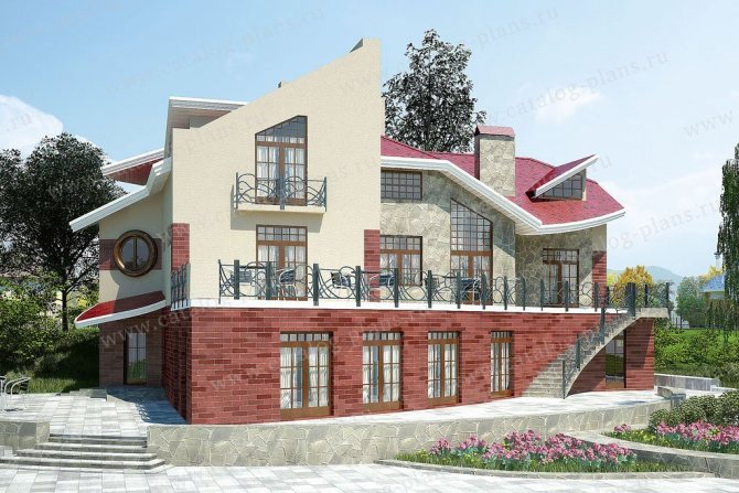 Modern panoramik camlı yazlık projesi