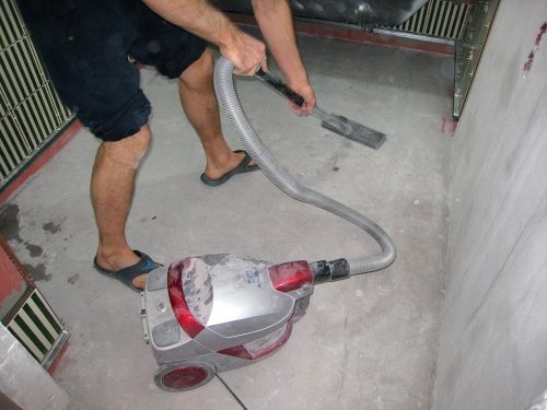 usisati betonski pod
