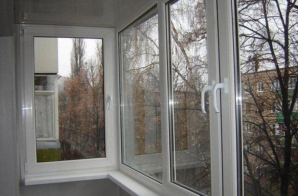 pvc windows to the balcony