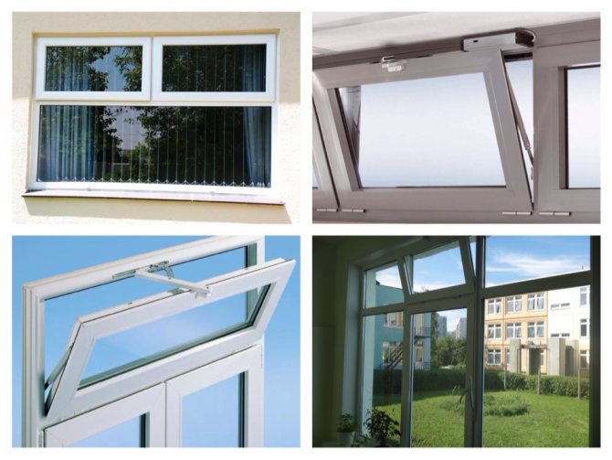 Disposición de ventanas en una casa de dos pisos.