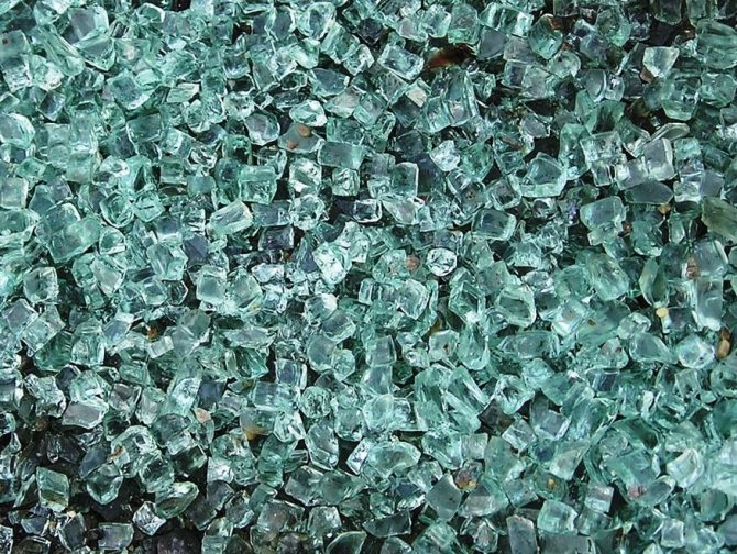 Brudt hærdet glas