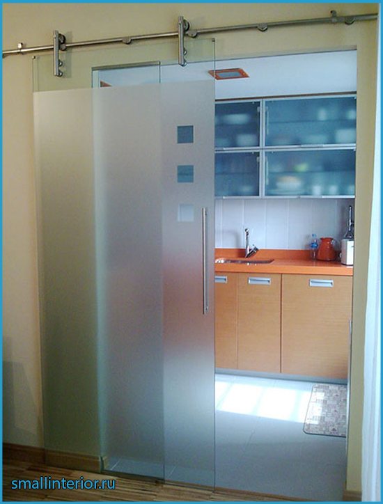 Portas de correr na cozinha