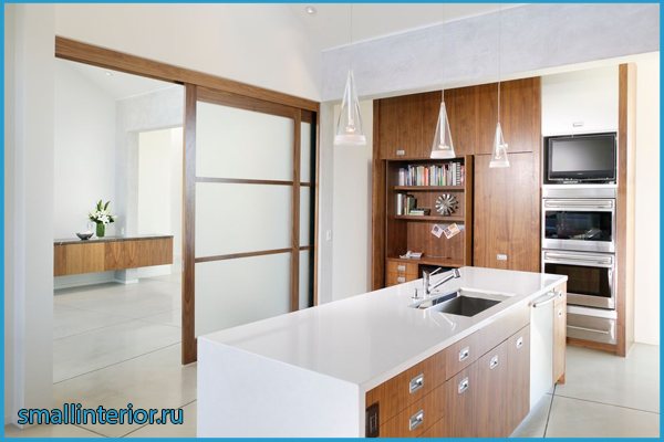 Portas de correr na cozinha