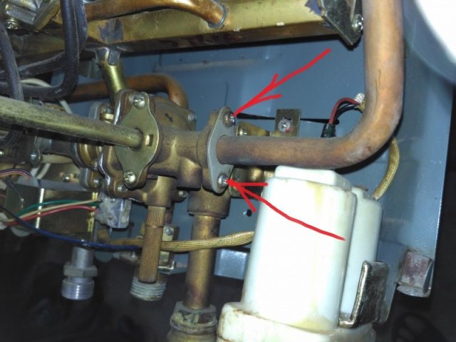 Reparación bricolaje de calentadores de agua a gas.