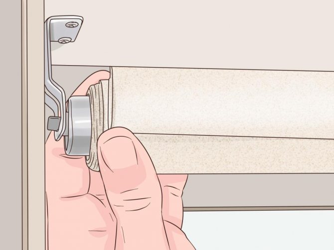 DIY stängda rullgardiner