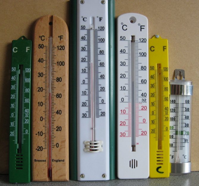 Higo. 3. Termómetros de líquidos