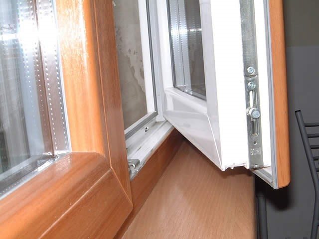 Fikon. 6. Ensidig laminering av ett fönsterblock