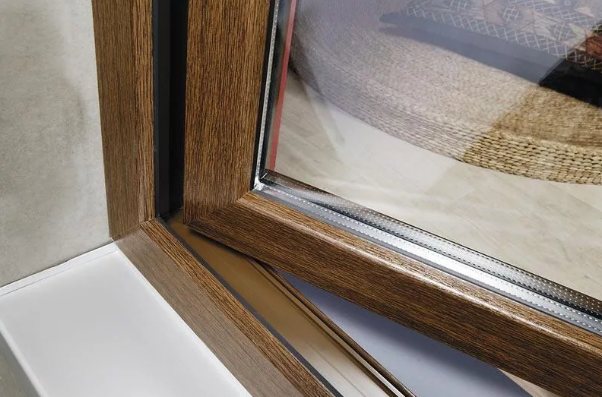 Fikon. 7. Laminering av fönstret på båda sidor