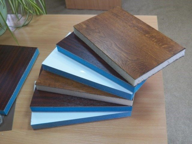 pencere eğimlerini bitirmek için pvc sandviç panel 10x1500x3000