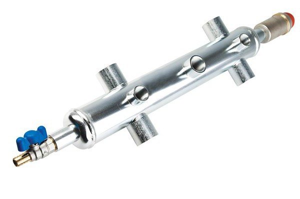 Vykurovací okruh s hydraulickou šípkou