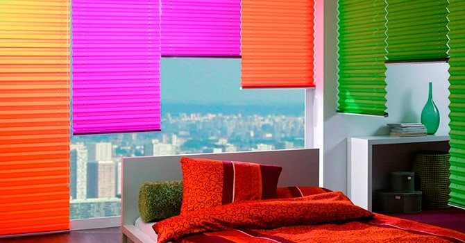 Cortinas plisadas