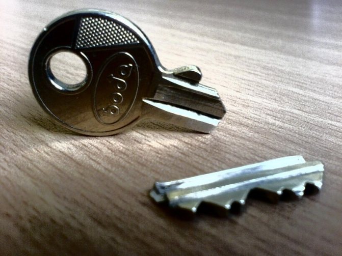 Llave rota