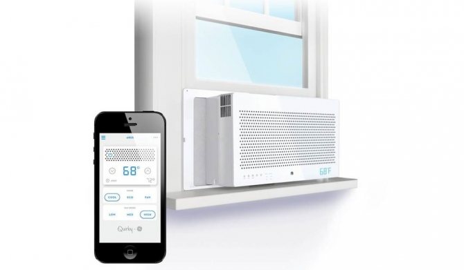 Smartphone instead of a remote control for the air conditioner
