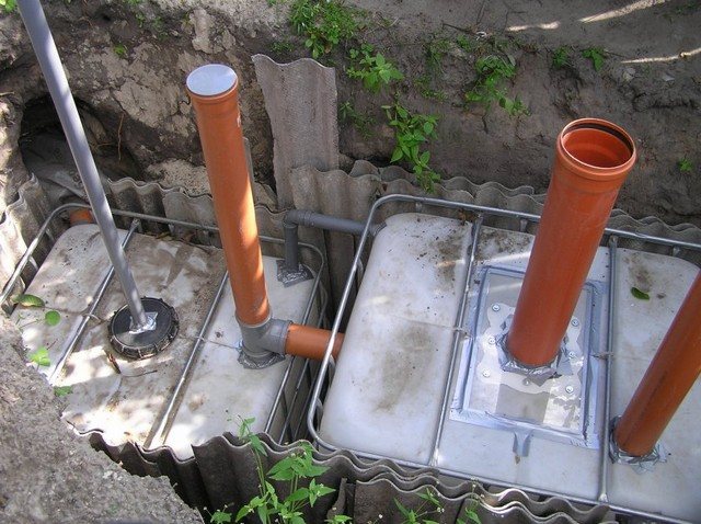 Conexión de cubos de diferentes capacidades.