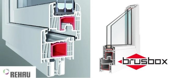Comparación de perfiles de Rehau y Brusbox