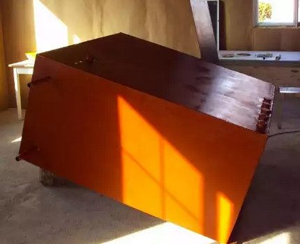 Tanque rectangular de acero
