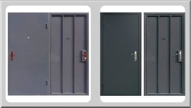 Standard sizes of metal entrance doors