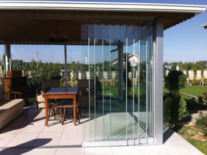 Puertas de vidrio a la terraza: ¡se ve hermosa!