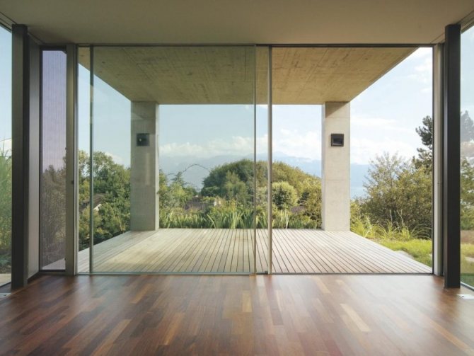 Puertas de vidrio a la terraza: ¡se ve hermosa!