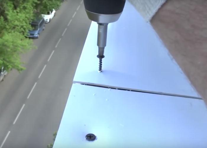 Bušenje samoreznim vijcima tijekom ugradnje