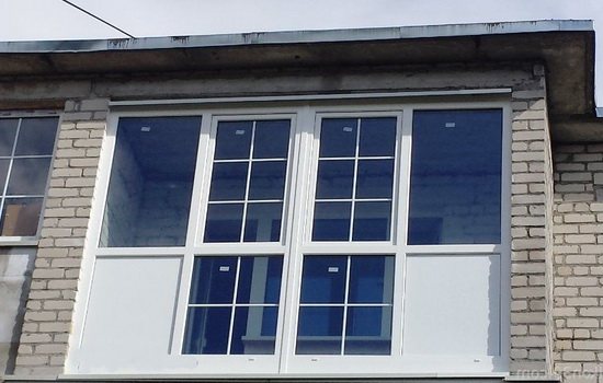 Warm glazing in a country house
