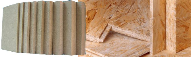Värmeisoleringsmaterial av fiberplatta.