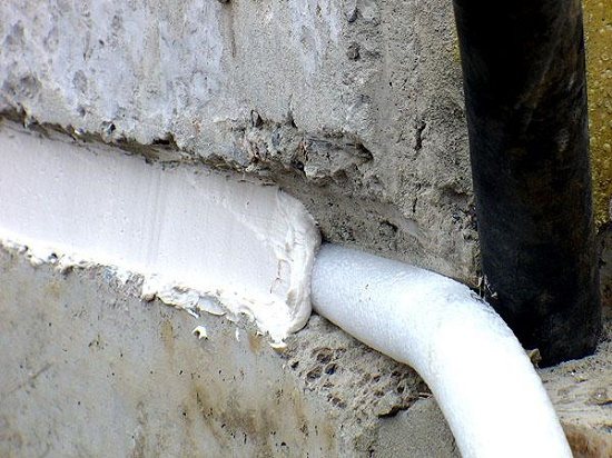 Costura de varanda com cordão elástico