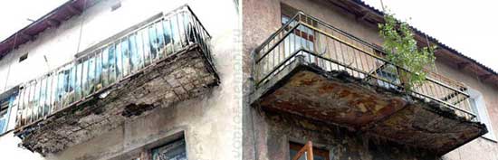 Parapetlerin ve balkon döşemelerinin anahtar teslimi takviyesi