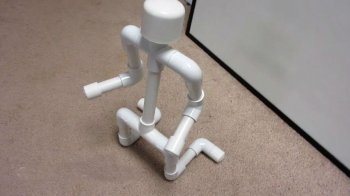 Universal stand made of PVC pipes