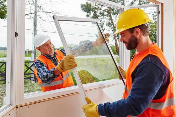 Installation of euro windows in a private house: installation of a sash