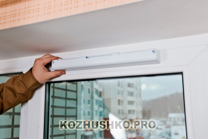 Instalação de válvula de ventilação