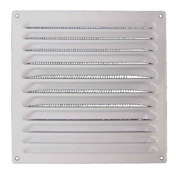 Installasjon av ventilasjonsgrill