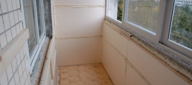 Zateplenie balkóna penoplexom