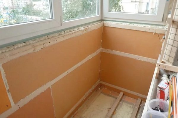 balkon korkuluğunun penoplex ile yalıtımı