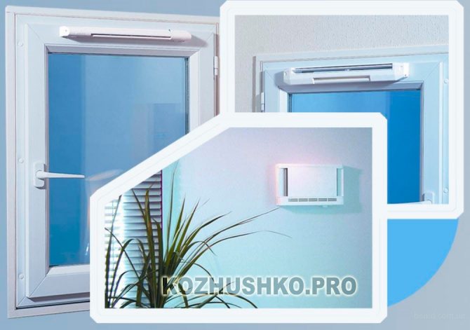 Válvula de ventilação nas janelas