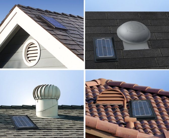 ventilador de energía solar
