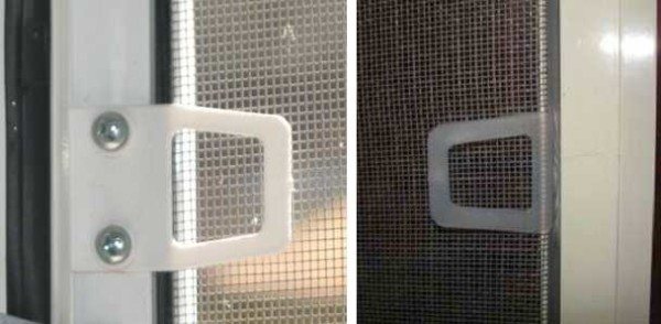 Tipos de alças: de plástico e com base de metal