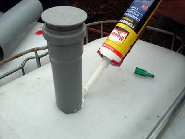Inserto de tubo de ventilación.